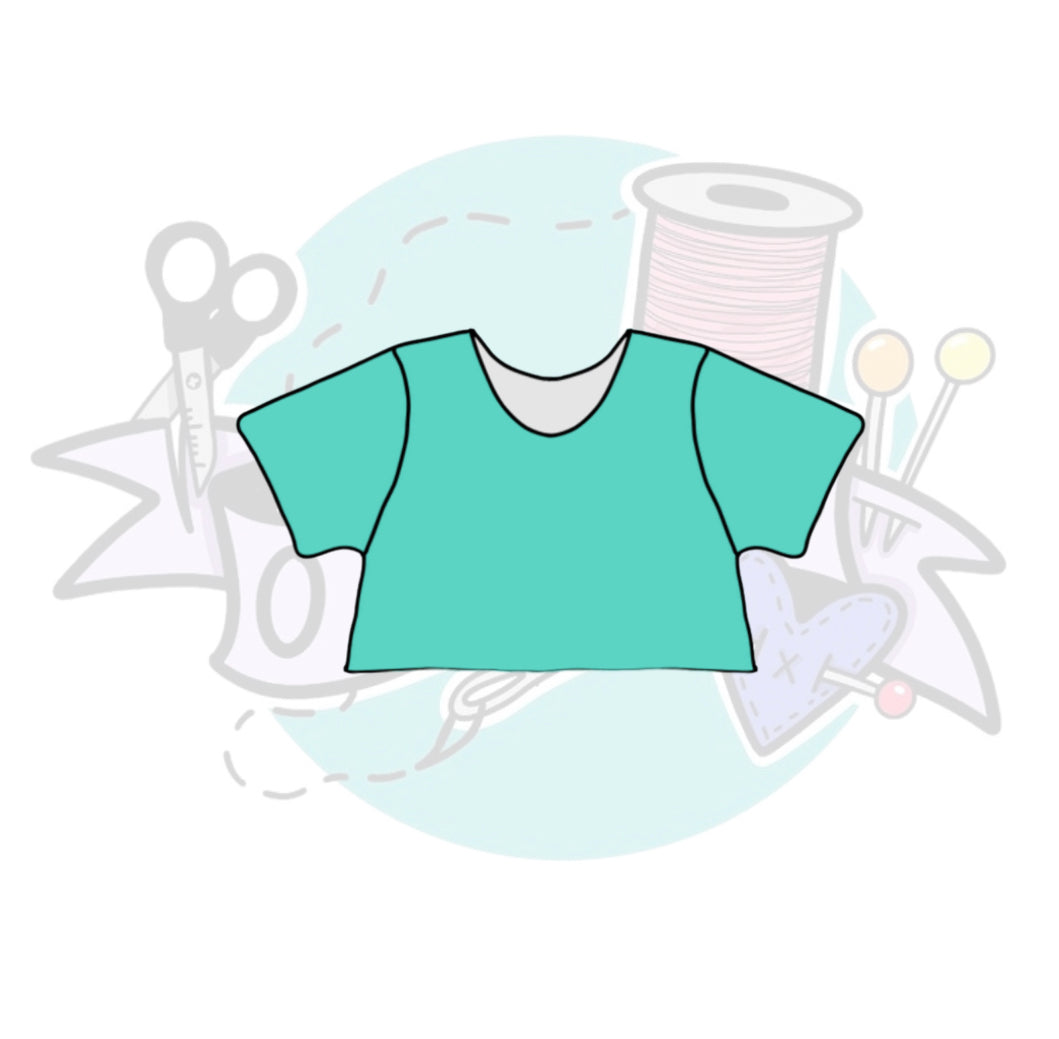 Adult cropped T-shirt