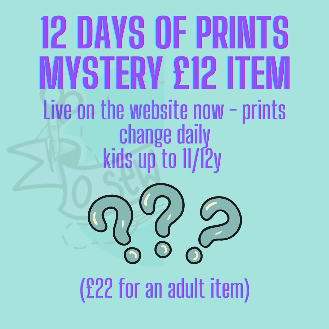 12 Days of prints mystery item