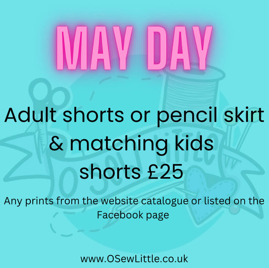 May Day Birthday shorts